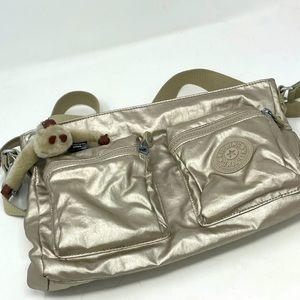 Metalic Kipling Crossbody
